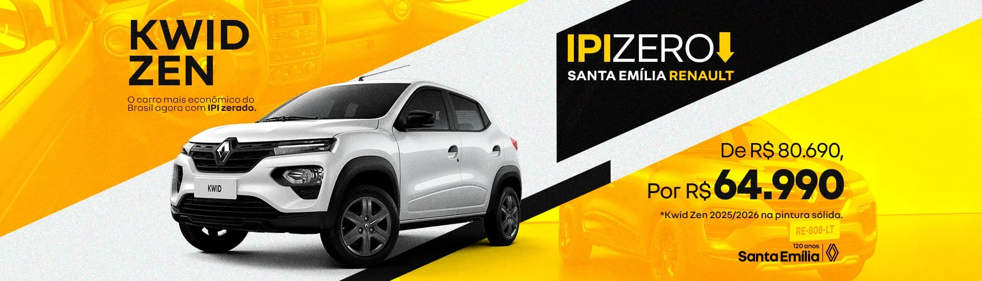 OFERTA KWID ZEN NA SANTA EMÍLIA RENAULT